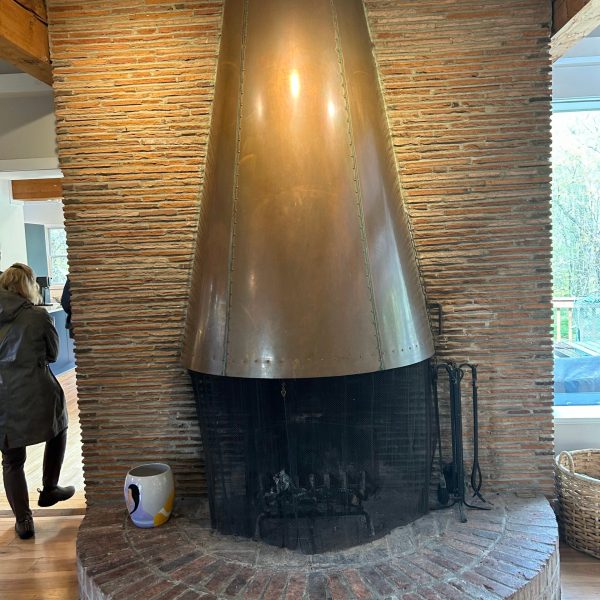 a person sitting on a table