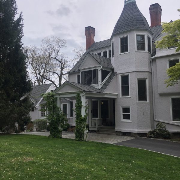 a large lawn in front of a house