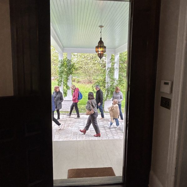 a person standing in front of a window