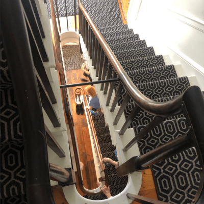 a close up of a chair