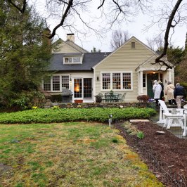 a large lawn in front of a house